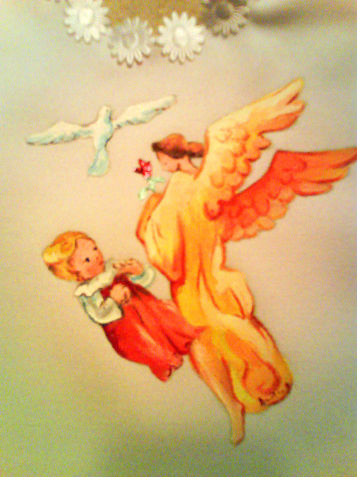 B  dievčatko s anjelom